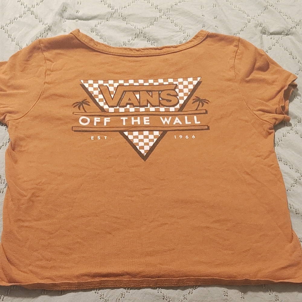 Vans Kids Tee in Bold Orange